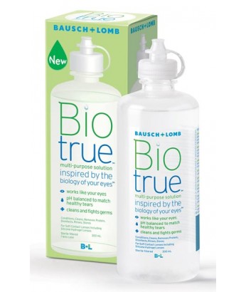 Bio True 多功能隱形眼鏡藥水  300ML